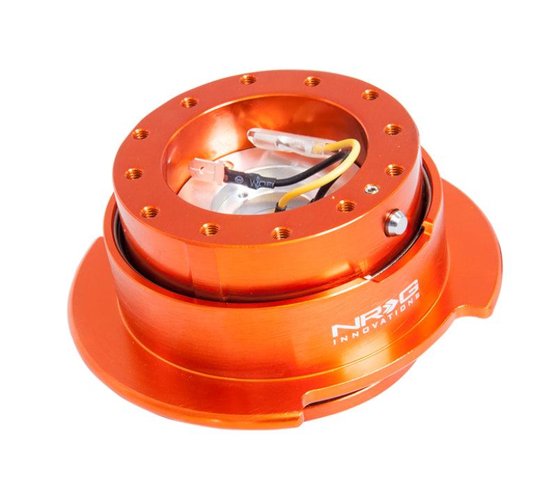 NRG Quick Release Kit Gen 2.5 - Orange Body / Titanium Chrome Ring - Attacking the Clock Racing