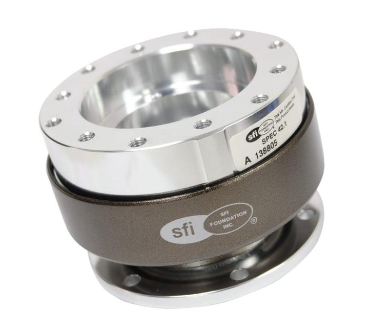 NRG Quick Release Gen 2.0 - Silver Body / Chrome Ring SFI Spec 42.1 - Attacking the Clock Racing