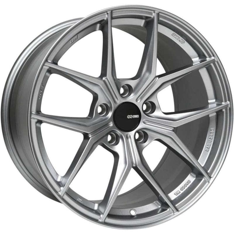 Enkei TSR-X 18x8 45mm Offset 5x100 BP 72.6mm Bore Storm Gray Wheel - Attacking the Clock Racing