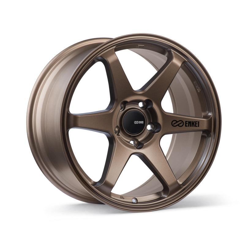 Enkei T6R 18x9.5 38mm Offset 5x114.3 Bolt Pattern 72.6 Bore Copper Wheel - Attacking the Clock Racing