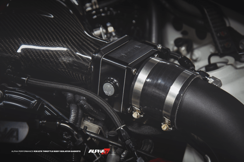 AMS Performance 2009+ Nissan GT-R Throttle Body Isolators - Attacking the Clock Racing