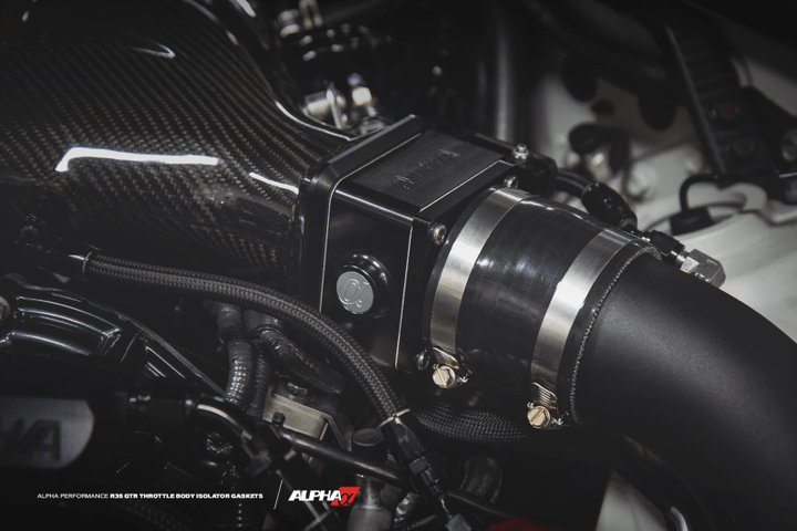 AMS Performance 2009+ Nissan GT-R Throttle Body Isolators - Attacking the Clock Racing