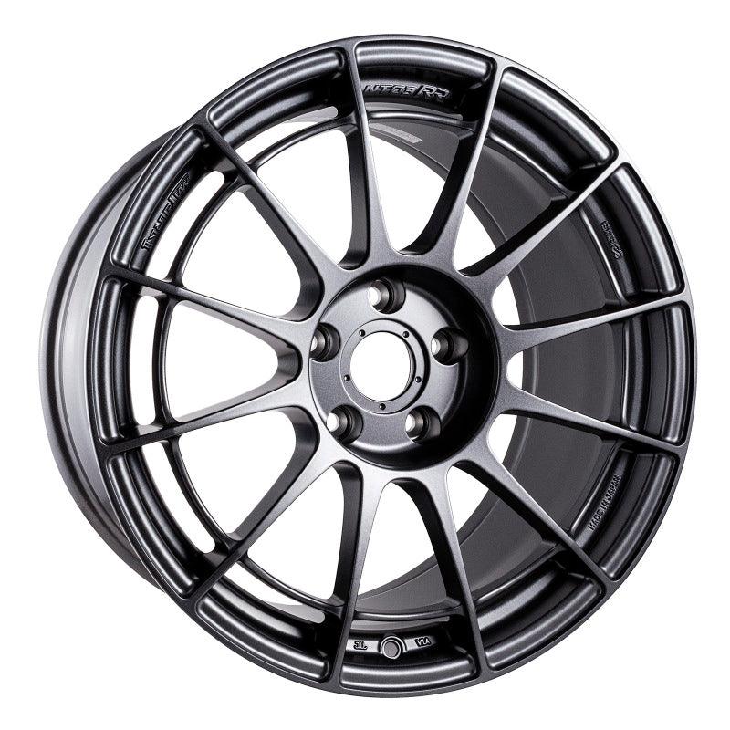 Enkei NT03RR 18x9.5 5x114.3 27mm Offset 75mm Bore Gunmetal Wheel - Attacking the Clock Racing