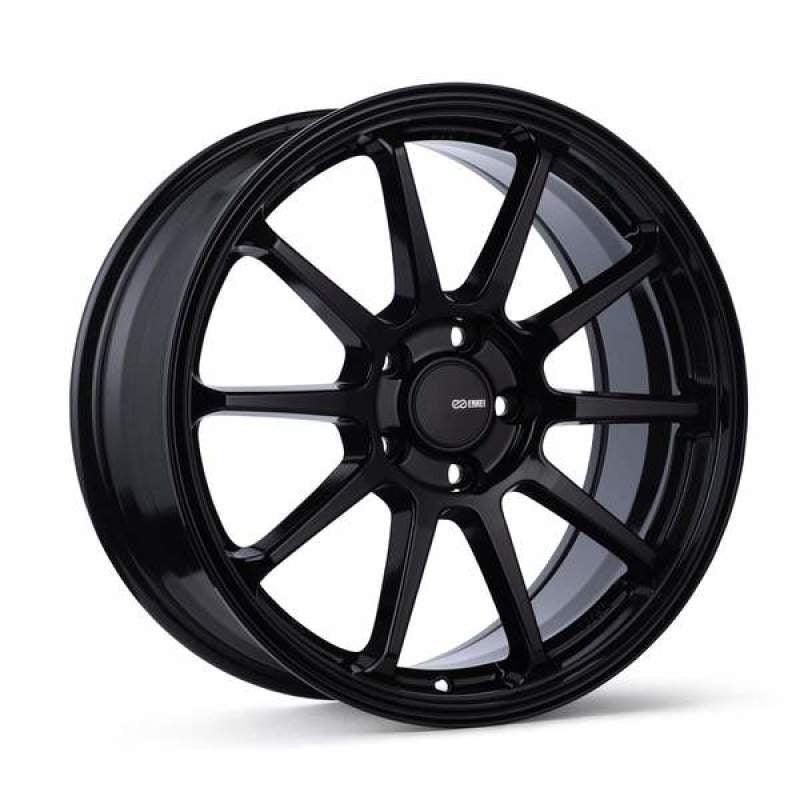 Enkei PX-10 16x7 5x114.3 45mm Offset 72.6mm Bore Gloss Black Wheel - Attacking the Clock Racing