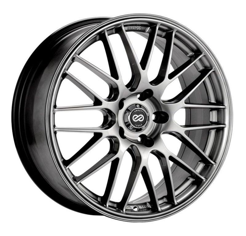 Enkei EKM3 18x8 5x112 Bolt Pattern 35mm Offset 72.6 Bore Dia Performance Hyper Silver Wheel - Attacking the Clock Racing