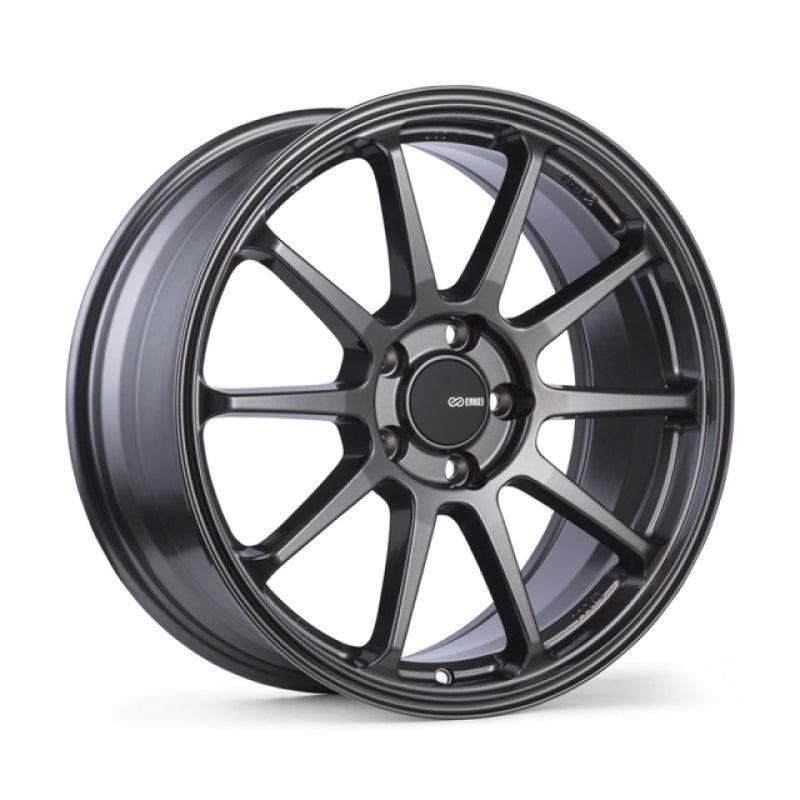 Enkei PX-10 19x8 5x112 45mm Offset 72.6mm Bore Gunmetal Wheel - Attacking the Clock Racing