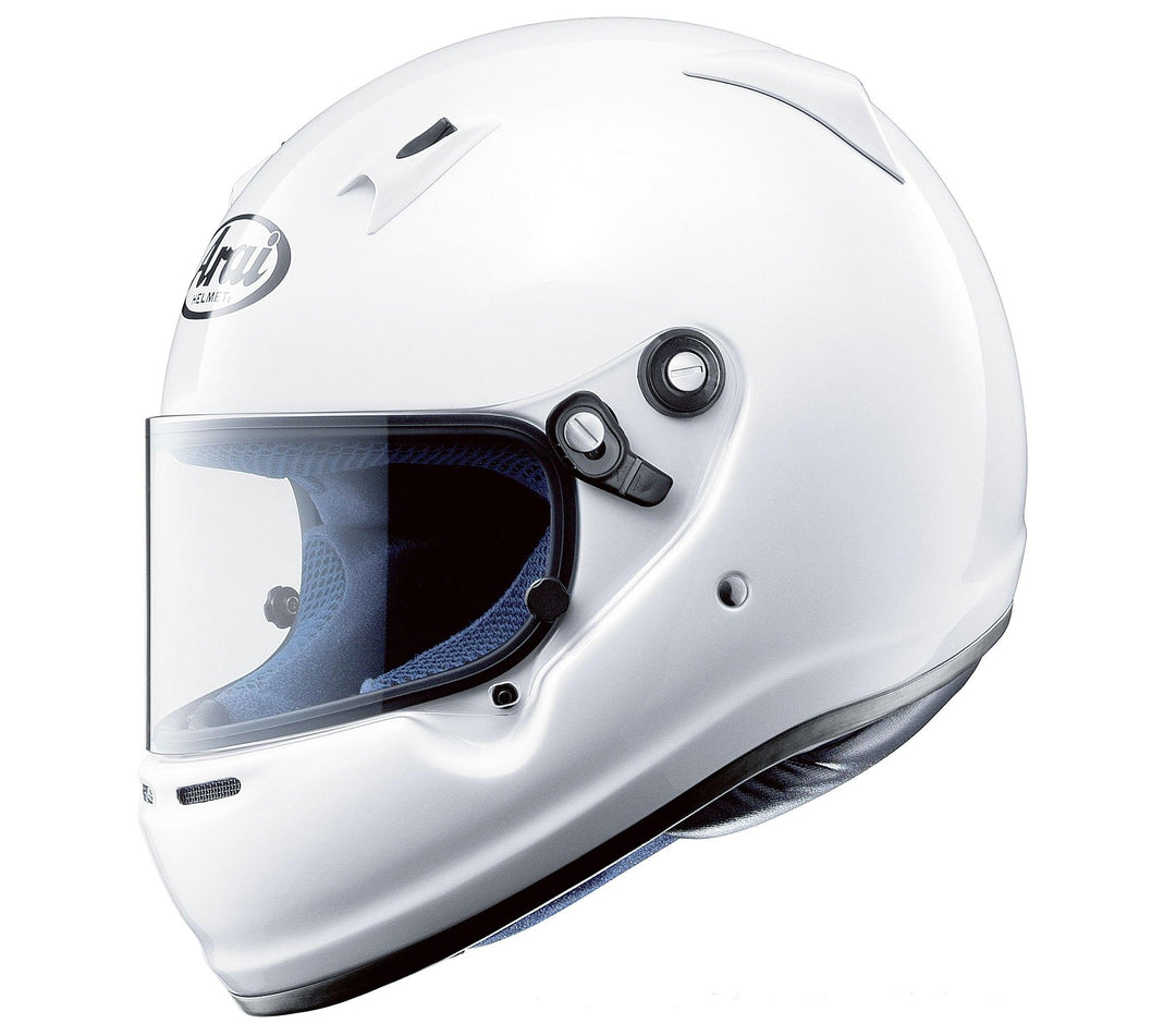 Arai CK-6 Youth Helmet - SNELL CMR-2016 - White - Attacking the Clock Racing