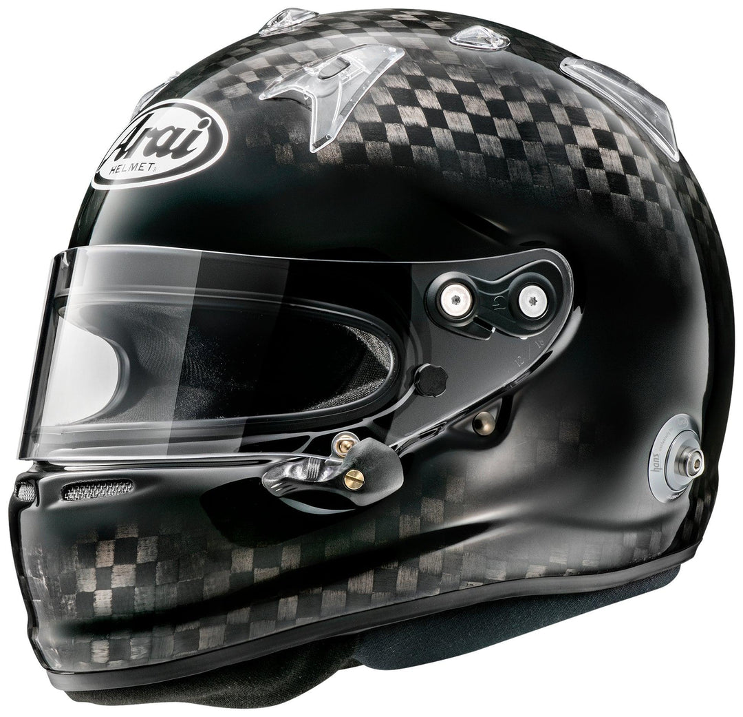 Arai GP-7SRC ABP Helmet - FIA 8860-2018-ABP - Carbon Black - Attacking the Clock Racing