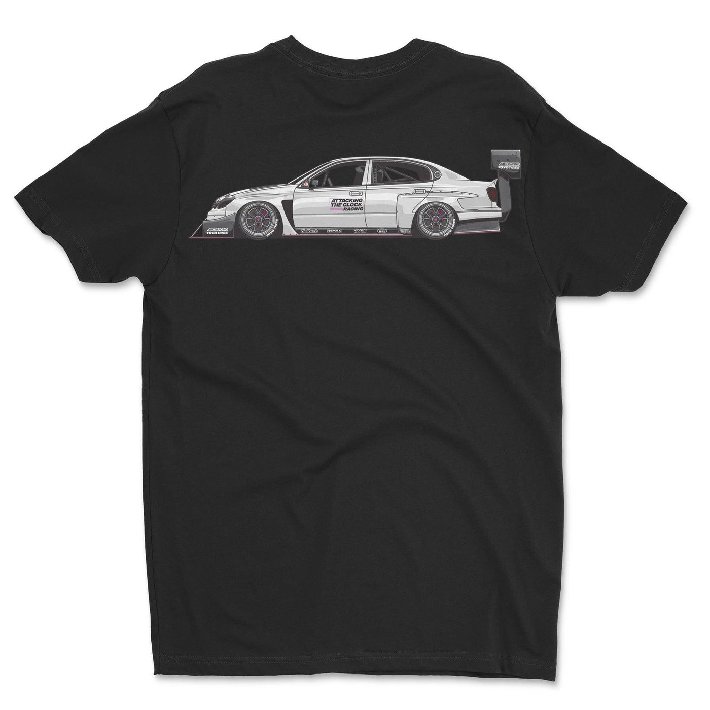 GS300 Time Attack Shop Build T-Shirt - Attacking the Clock Racing
