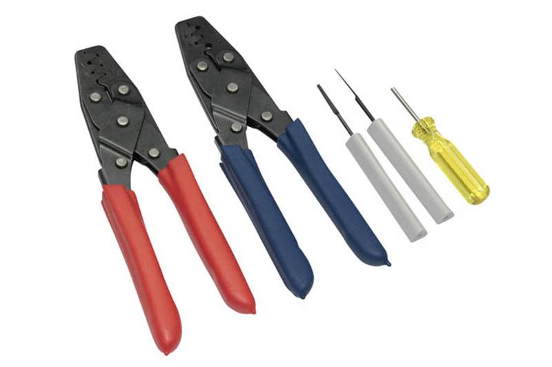 Haltech Dual Crimper Set + 3 Pin Removal Tools - Attacking the Clock Racing