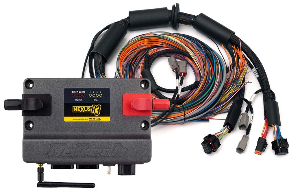 Haltech Nexus R3 + Universal Wire-in Harness Kit - Attacking the Clock Racing