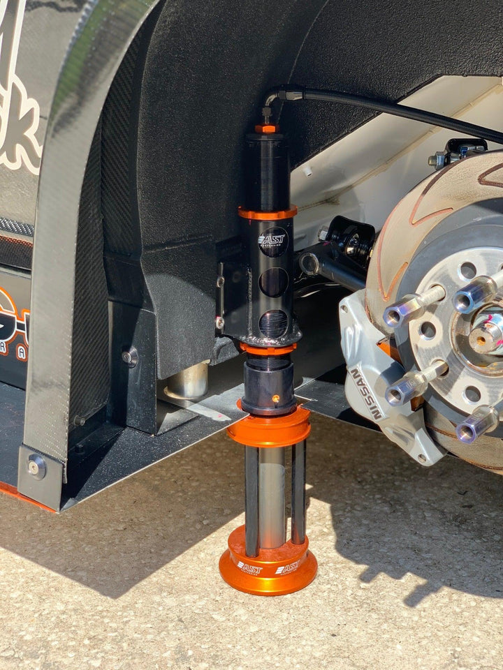 AST Suspension Air Jack System - Attacking the Clock Racing