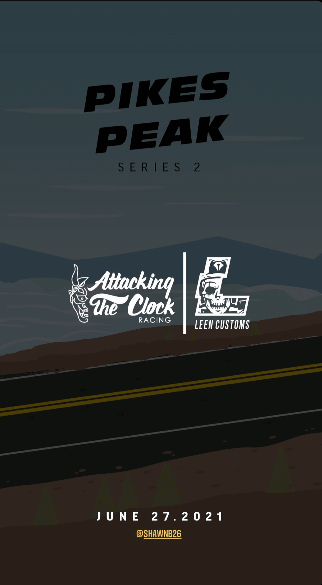 LEEN Customs x ATC Racing 240z Pikes Peak Edition Enamel Pin (2021) - Attacking the Clock Racing