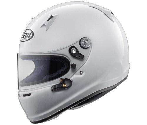 Arai SK-6 Helmet - SNELL K-2020 - White - Attacking the Clock Racing