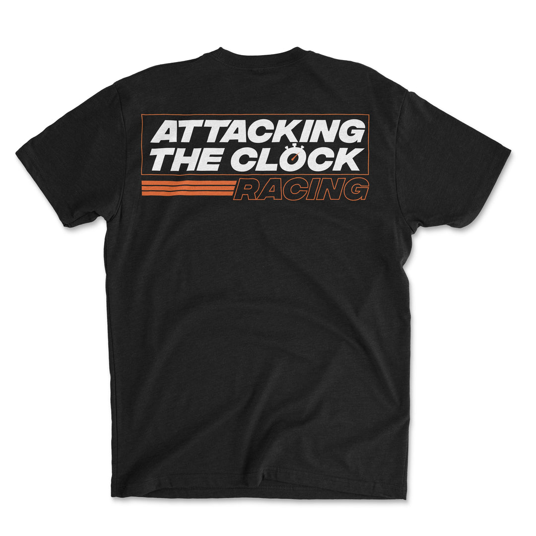 Attacking the Clock Racing Logo Shop Tee - Attacking the Clock Racing