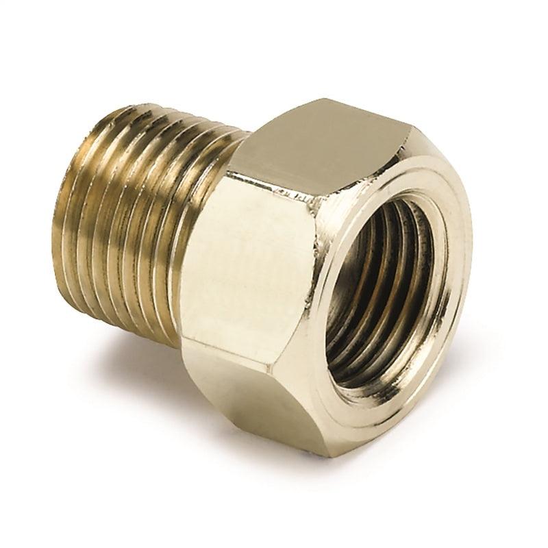 Autometer 3/8in Brass NPT Mechanical Temp Adapter - Attacking the Clock Racing