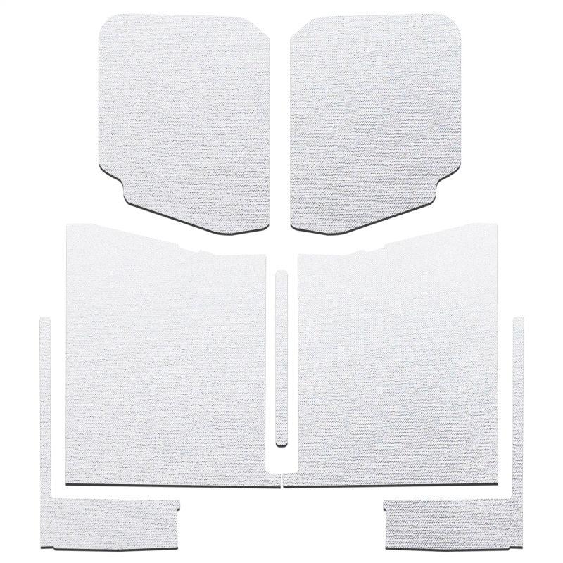 DEI 20-22 Jeep Gladiator JT 4-Door Boom Mat Complete Headliner Kit - 7 Piece - White - Attacking the Clock Racing