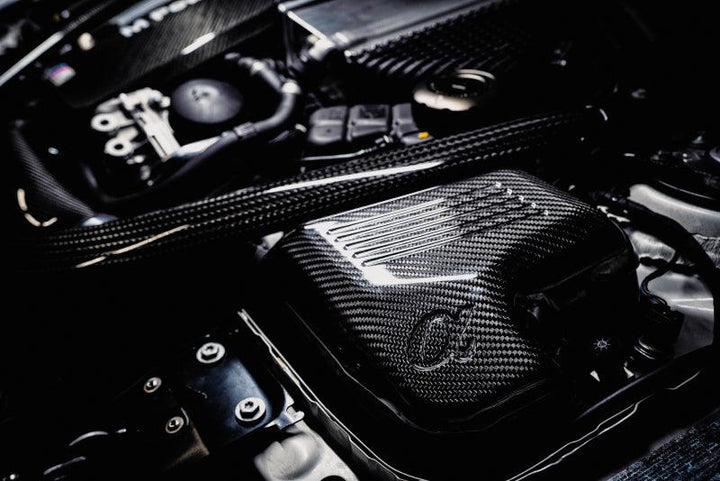 AMS Performance 15-18 BMW M3 / 15-20 BMW M4 w/ S55 3.0L Turbo Engine Carbon Fiber Intake - Attacking the Clock Racing