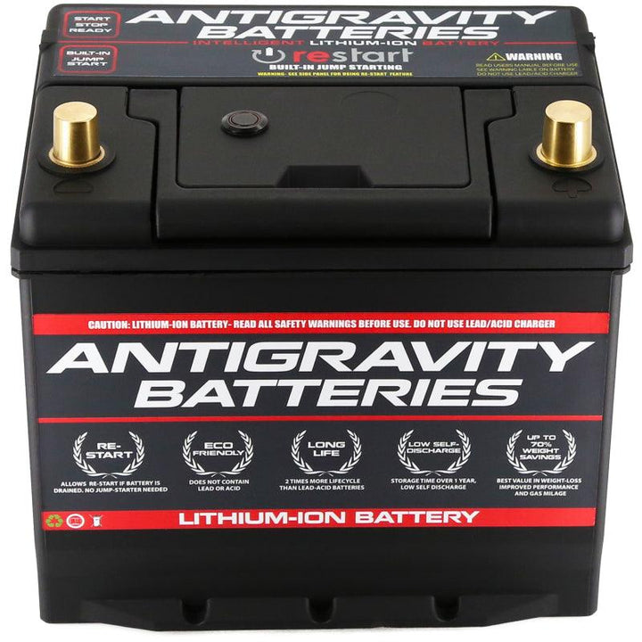 Antigravity Q85/Group 35 Lithium Car Battery w/Re-Start - 40Ah - Attacking the Clock Racing