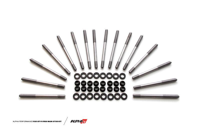 AMS Performance 2009+ Nissan GT-R R35 Alpha Main Stud Kit - Attacking the Clock Racing