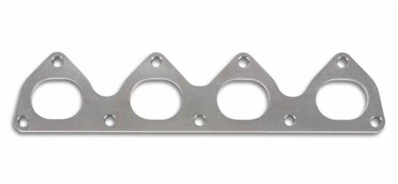 Vibrant T304 SS Exhaust Manifold Flange for Honda/Acura B-series motor 3/8in Thick - Attacking the Clock Racing