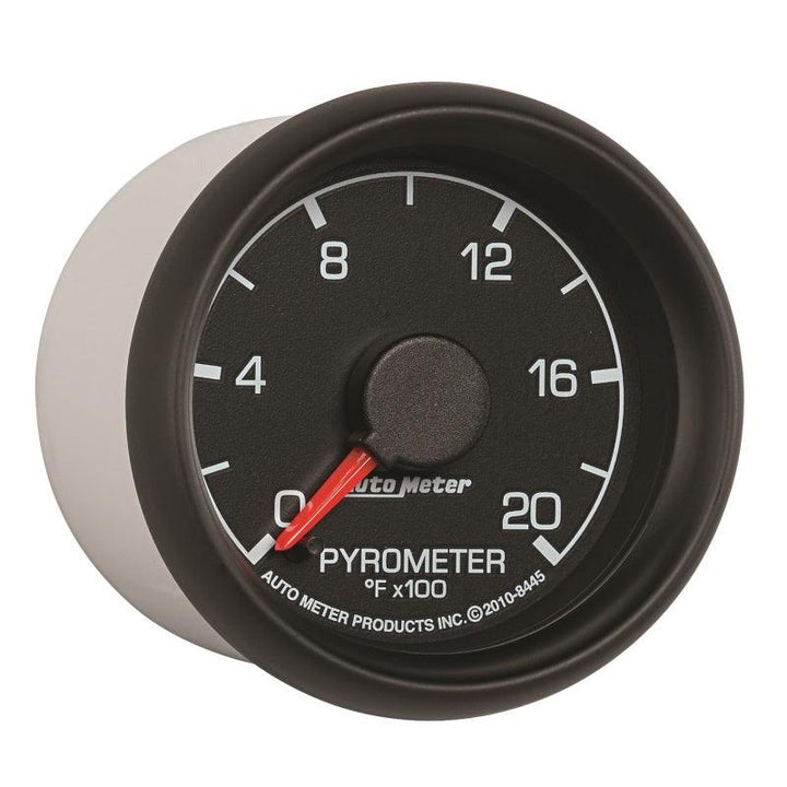 Autometer Factory Match Ford 52.4mm Full Sweep Electronic 0-2000 Deg F EGT/Pyrometer Gauge - Attacking the Clock Racing