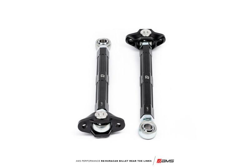 AMS Performance 2015+ Lamborghini Huracan AWD Only Billet Rear Toe Links - Attacking the Clock Racing