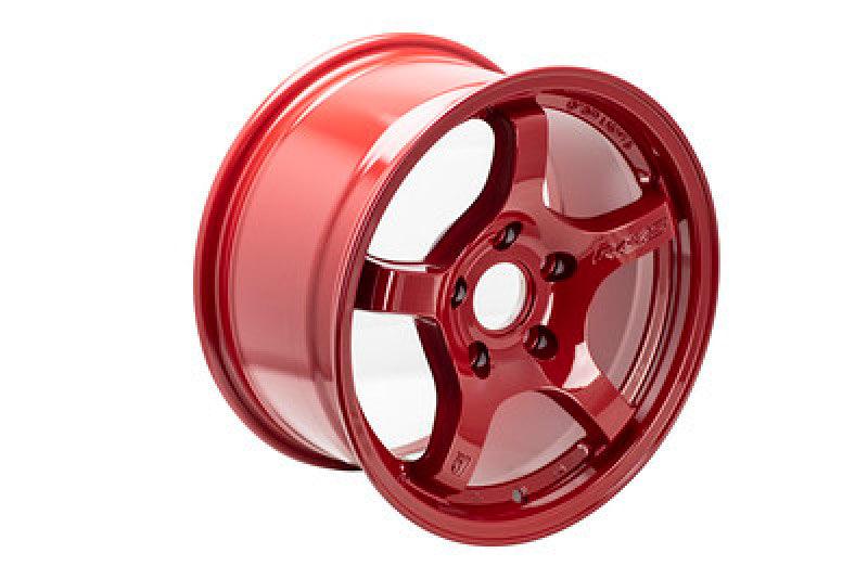 Gram Lights 57CR 18x9.5 +38 5x114.3 Milano Red Wheel - Attacking the Clock Racing
