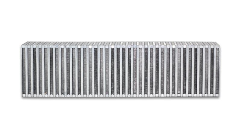 Vibrant Vertical Flow Intercooler Core 24in. W x 6in. H x 3.5in. Thick - Attacking the Clock Racing