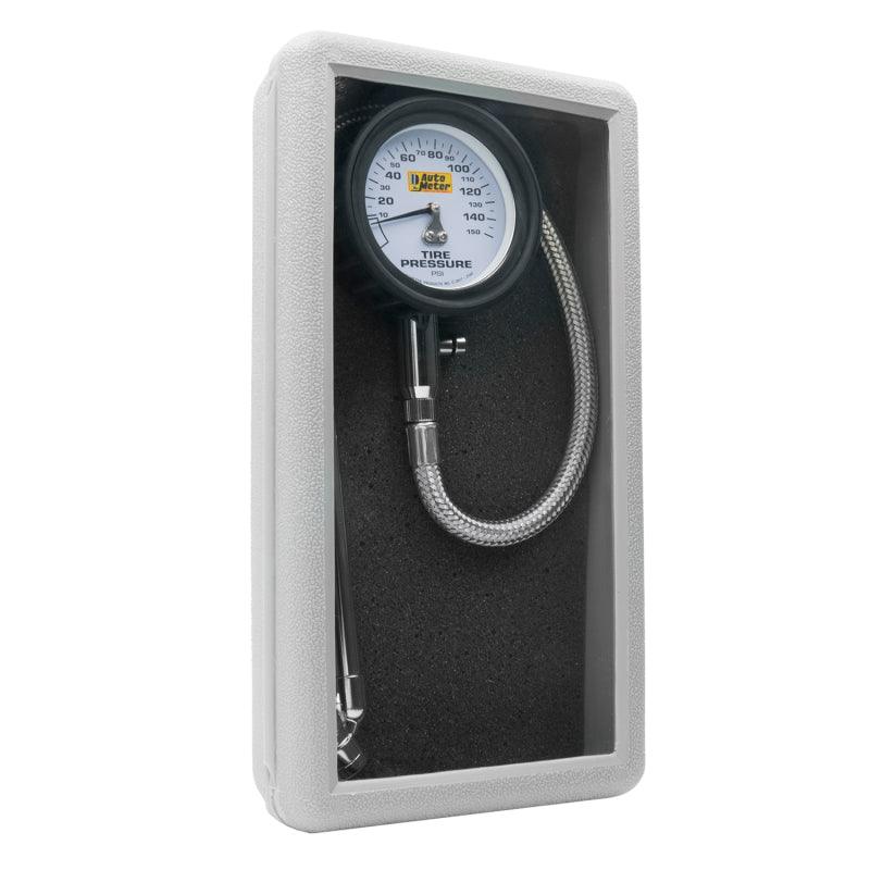 Autometer 150 PSI Analog Tire Pressure Gauge - Attacking the Clock Racing
