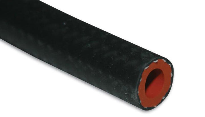 Vibrant 1in (25mm) I.D. x 20 ft. Silicon Heater Hose reinforced - Black - Attacking the Clock Racing