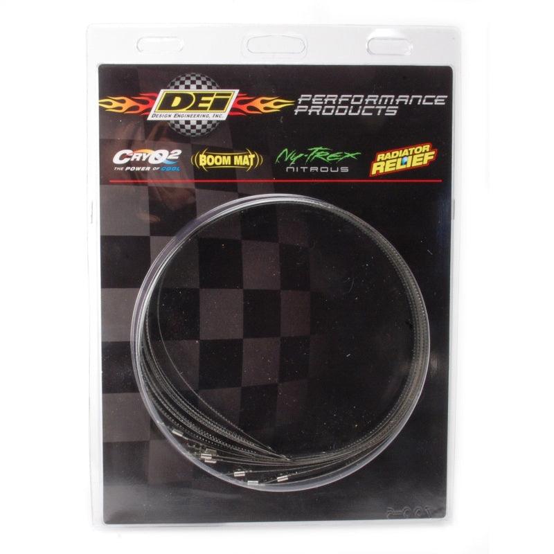 DEI Stainless Steel Positive Locking Tie 1/4in (7mm) x 20in - 10 per pack - Attacking the Clock Racing