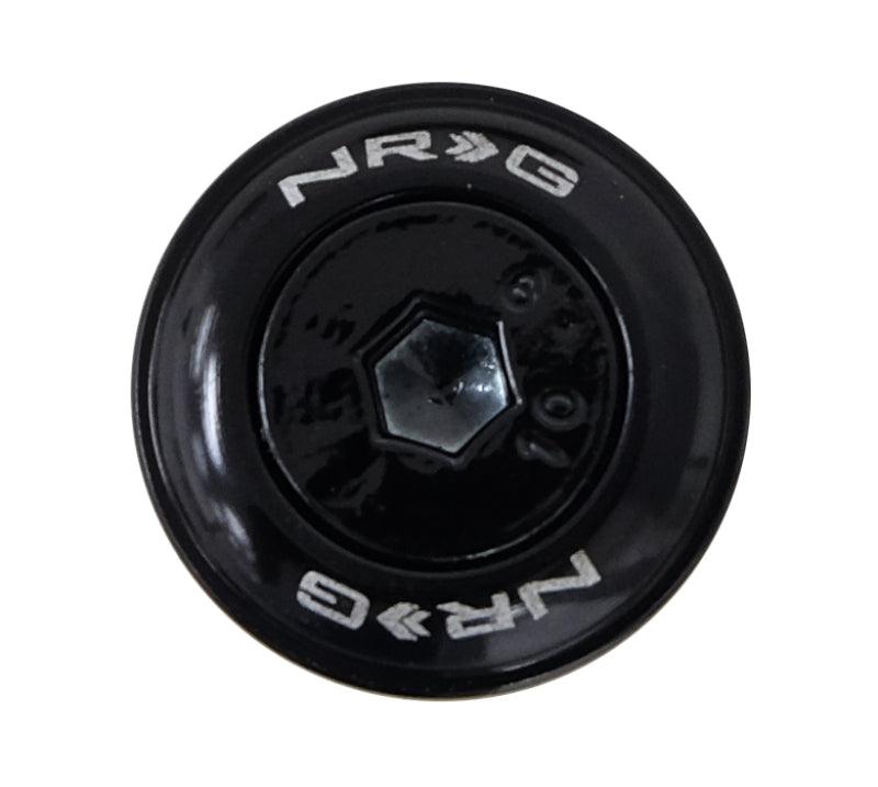 NRG Fender Washer Kit w/Color Matched M6 Bolt Rivets For Plastic (Black) - Set of 10 - Attacking the Clock Racing