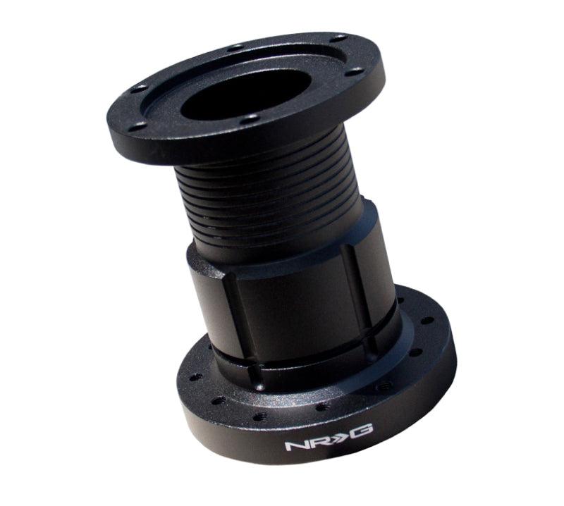 NRG Steering Wheel Hub Extension 4in. Spacer - Black - Attacking the Clock Racing