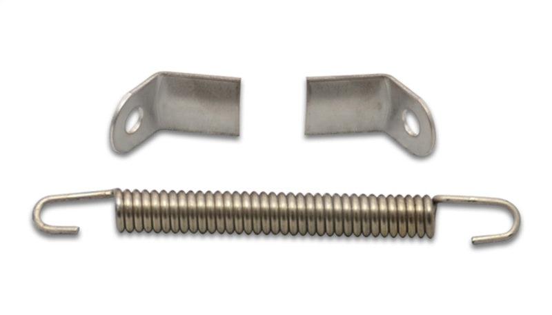 Vibrant Weld on Collector Tab kit (includes 2 x S.S. collector tabs and 3-1/2in long spring) - Attacking the Clock Racing
