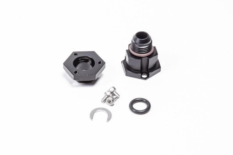 Radium Engineering Pump Outlet Adapter - Extended - Attacking the Clock Racing