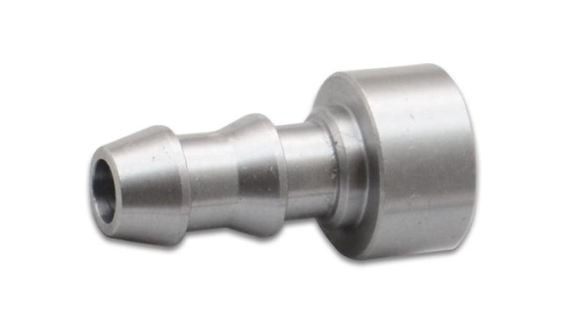 Vibrant 1/2in ID Hose Barbed Weld Bung - Mild Steel - Attacking the Clock Racing