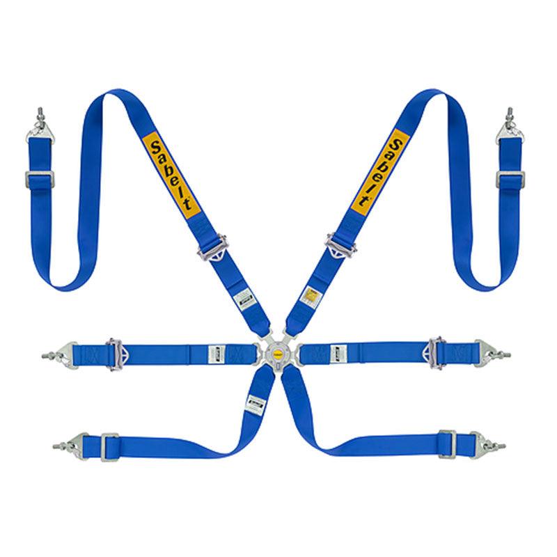 Sabelt Enduro Series Gold 6-Point Harness - Attacking the Clock Racing