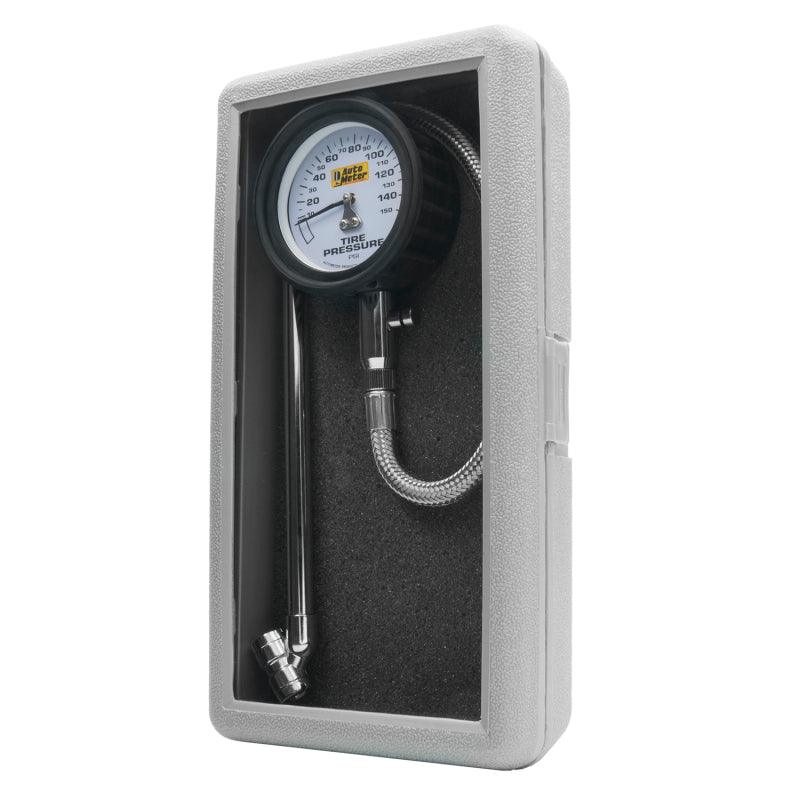 Autometer 150 PSI Analog Tire Pressure Gauge - Attacking the Clock Racing