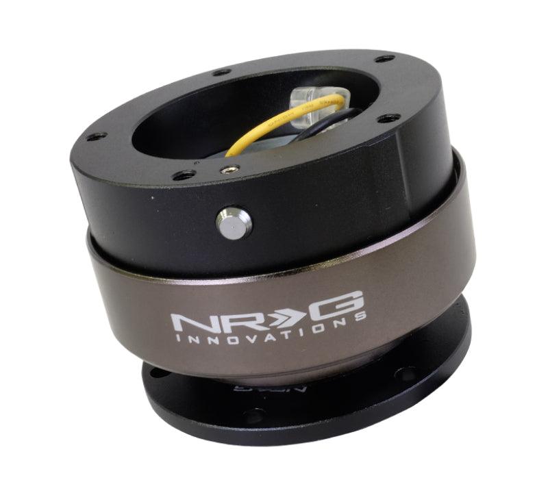NRG Quick Release Kit Gen 2.5 - Black / Black Ring (6 Hole Base 5 Hole Top) - Attacking the Clock Racing