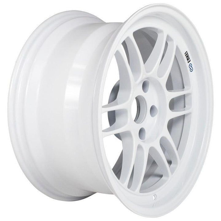 Enkei RPF1 17x9 5x114.3 22mm Offset 73mm Bore Vanquish White Wheel - Attacking the Clock Racing