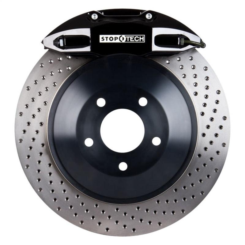 StopTech 99-05 VW Golf/GTi/Jetta Front BBK 1PC Touring 312/ST41 Black Caliper 328x28 Drilled Rotor - Attacking the Clock Racing