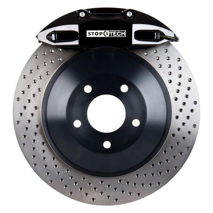 StopTech 99-05 VW Golf/GTi/Jetta Front BBK 1PC Touring 312/ST41 Black Caliper 328x28 Drilled Rotor - Attacking the Clock Racing