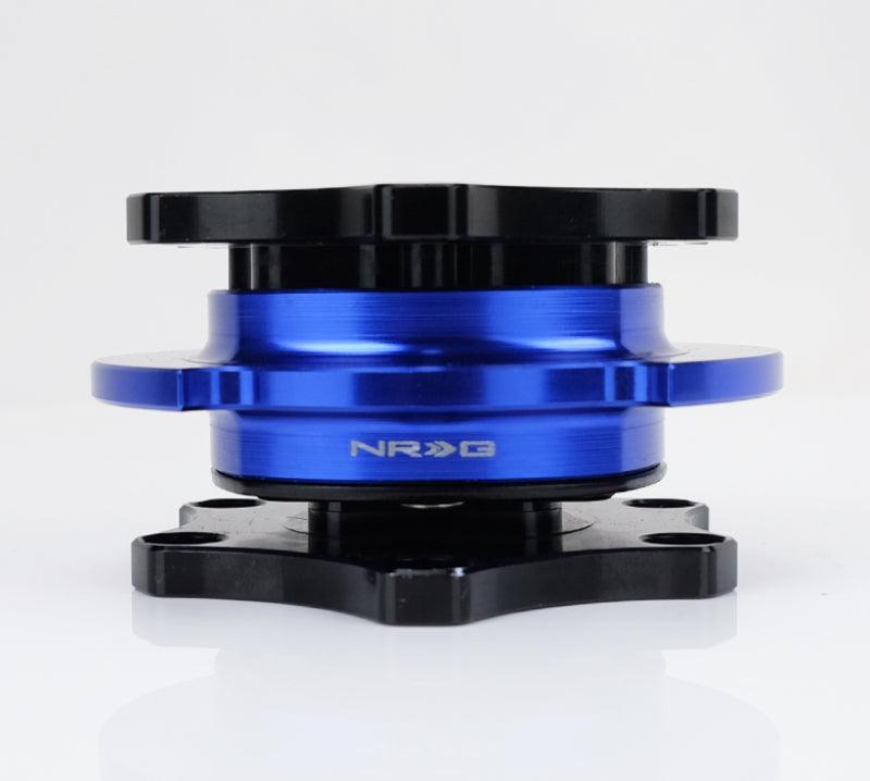 NRG SFI KEY WAY TYPE QUICK RELEASE - Black/Blue - Attacking the Clock Racing