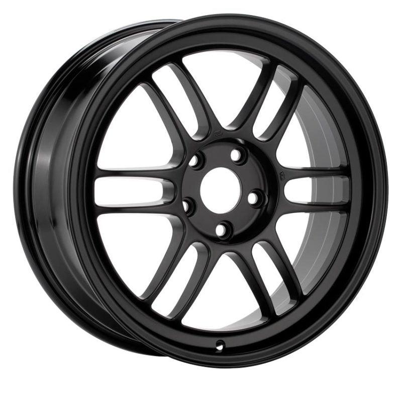 Enkei RPF1 17x8 5x100 45mm Offset 73mm Bore Matte Black Wheel 02-10 WRX & 04 STI - Attacking the Clock Racing