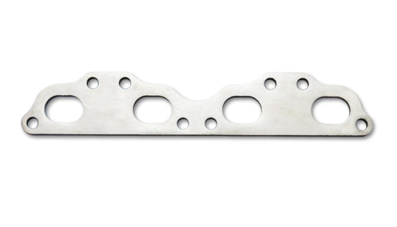 Vibrant Mild Steel Exhaust Manifold Flange for Nissan SR20 motor 1/2in Thick - Attacking the Clock Racing