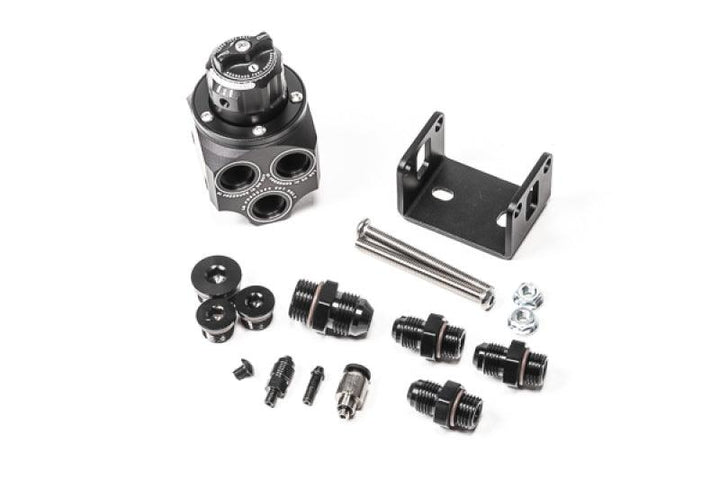 Radium Engineering Multi-Port Regulator Rotating Assembly (MPR-RA) - Black - Attacking the Clock Racing