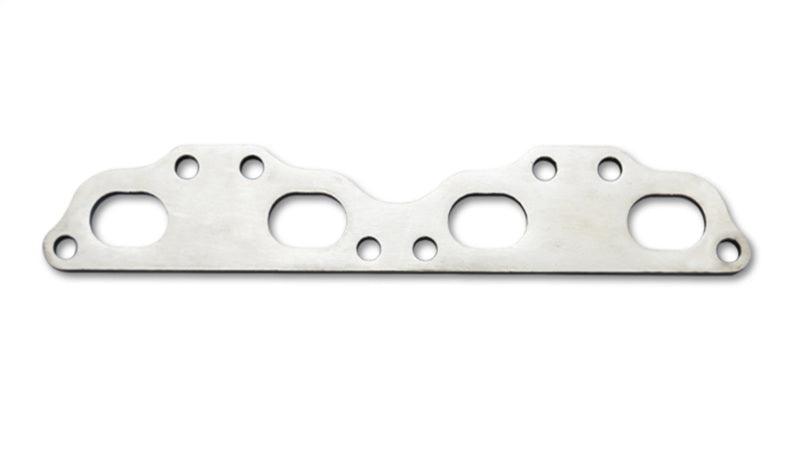 Vibrant Mild Steel Exhaust Manifold Flange for Nissan SR20 motor 1/2in Thick - Attacking the Clock Racing