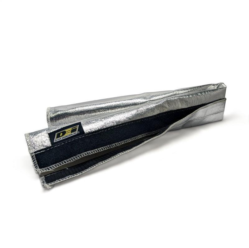 DEI Heat Shroud 2-1/2in x 3ft - Aluminized Sleeving-Hook and Loop Edge - Attacking the Clock Racing