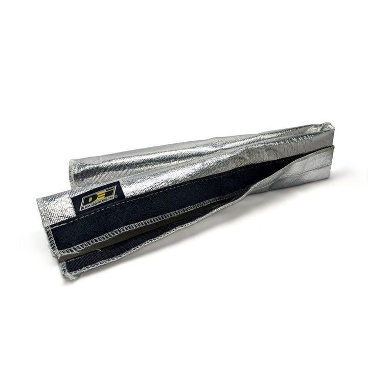 DEI Heat Shroud 2-1/2in x 3ft - Aluminized Sleeving-Hook and Loop Edge - Attacking the Clock Racing